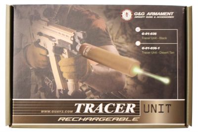 G&G Rechargeable Tracer Unit (Black) - Detail Image 5 © Copyright Zero One Airsoft