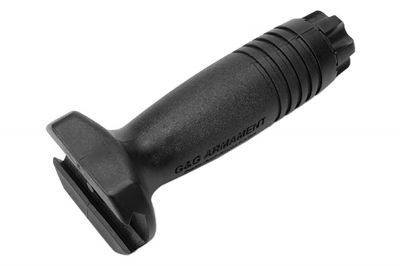 G&G Vertical Grip for RIS (Black) - Detail Image 1 © Copyright Zero One Airsoft