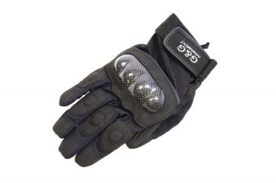 G&G Carbon Fibre Gloves - Size Medium - Detail Image 1 © Copyright Zero One Airsoft