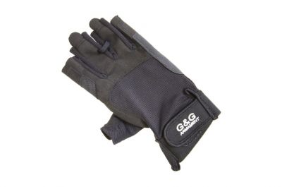 G&G Half Finger Tactical Gloves - Size Medium - Detail Image 2 © Copyright Zero One Airsoft