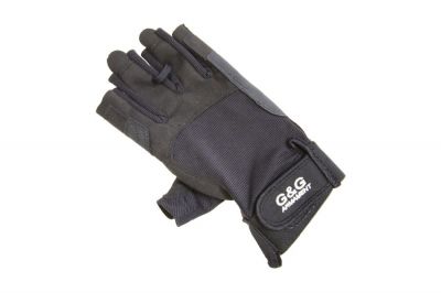 G&G Half Finger Tactical Gloves - Size Large - Detail Image 2 © Copyright Zero One Airsoft