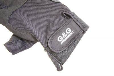 G&G Half Finger Tactical Gloves - Size Large - Detail Image 3 © Copyright Zero One Airsoft