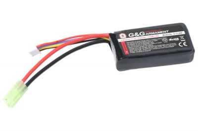 G&G 11.1v 1000mAh 20C LiPo Battery for PEQ Battery Box - Detail Image 1 © Copyright Zero One Airsoft