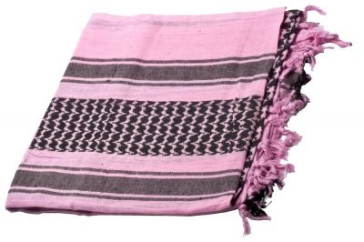 G&G Shemagh (Pink/Black) - Detail Image 1 &copy; Copyright Zero One Airsoft