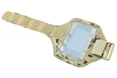 Weekend Warrior Sportster Armband Pouch for iPhone & iPod (MultiCam) - Detail Image 1 © Copyright Zero One Airsoft