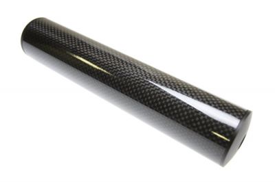 King Arms Carbon Fibre Suppressor 14mm CW/CCW 41 x 200mm - Detail Image 2 © Copyright Zero One Airsoft