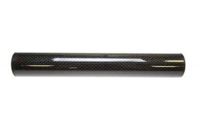 King Arms Carbon Fibre Suppressor 14mm CW/CCW 30 x 200mm - Detail Image 1 © Copyright Zero One Airsoft