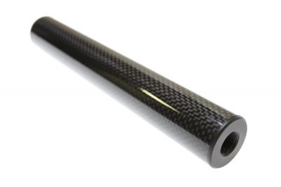 King Arms Carbon Fibre Suppressor 14mm CW/CCW 30 x 200mm - Detail Image 2 © Copyright Zero One Airsoft