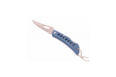 Mil-Com Small Folding Lock Knife (Blue) - Detail Image 1 © Copyright Zero One Airsoft