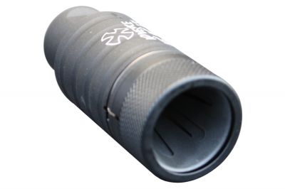 MadBull Noveske KFH Adjustable Sound Amplifying Flash Hider 14mm CCW (Black) - Detail Image 4 © Copyright Zero One Airsoft