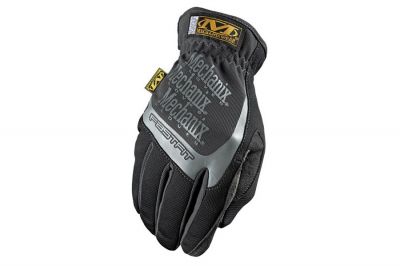 Mechanix Covert Fast Fit Gloves (Black/Grey) - Size Small - Detail Image 1 &copy; Copyright Zero One Airsoft
