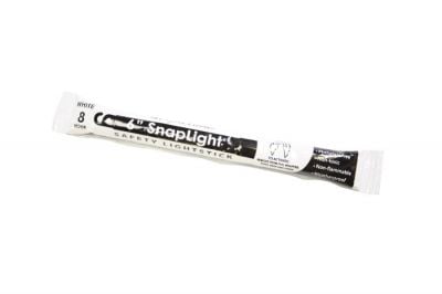 Cyalume 6" 8 Hour Lightstick (White) - Detail Image 1 © Copyright Zero One Airsoft