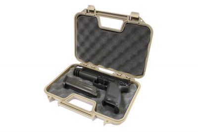 ZO Rugged Pistol Carry Case 32cm (Tan) - Detail Image 9 © Copyright Zero One Airsoft