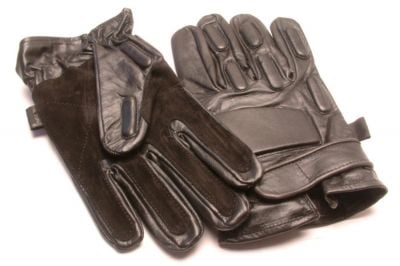Mil-Force Full Finger SWAT Gloves (Black) - Size Extra Large - Detail Image 1 © Copyright Zero One Airsoft