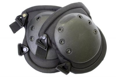 Mil-Force Knee Pads (Black) - Detail Image 1 © Copyright Zero One Airsoft