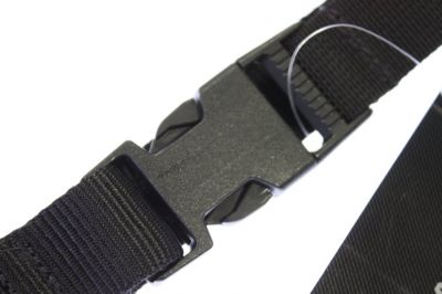 Guarder 3-Point Tactical Sling (Black) - Detail Image 2 © Copyright Zero One Airsoft