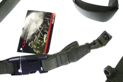 Guarder 3-Point Tactical Sling (Green) - Detail Image 4 © Copyright Zero One Airsoft