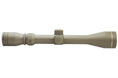 NCS 3-9x40 Scope with P4 Sniper Reticule & 20mm Mount Rings (Tan) - Detail Image 4 © Copyright Zero One Airsoft