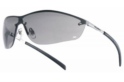 Bollé Protection Glasses Silium with Silver Frame and Smoke Lens