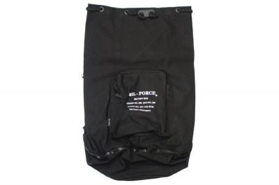 Mil-Force Large Military Duffle Bag (Black) - Detail Image 1 © Copyright Zero One Airsoft