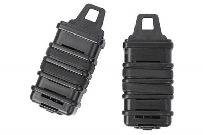 FMA MOLLE PM7 Fast Magazine Pouch - Set of 2 (Black) - Detail Image 1 © Copyright Zero One Airsoft