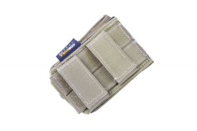 TMC MOLLE Open Top Mag Pouch for M4 (Khaki) - Detail Image 3 © Copyright Zero One Airsoft