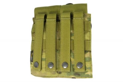 TMC MOLLE Double Mag Pouch (MultiCam) - Detail Image 2 © Copyright Zero One Airsoft