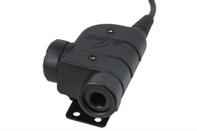 Z-Tactical Clip-On PTT Adaptor for Bowman Headset fits Kenwood Double Pin - Detail Image 2 © Copyright Zero One Airsoft