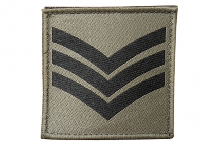 Commando Rank Patch - Sgt (Subdued) - © Copyright Zero One Airsoft