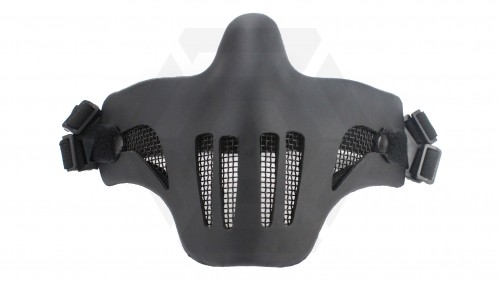 ZO Ghost Recon Mesh Mask (Black) - &copy; Copyright Zero One Airsoft