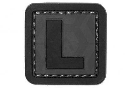 101 Inc PVC Velcro Patch "L" - &copy; Copyright Zero One Airsoft