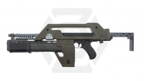 Matrix AEG Custom Alien Pulse Rifle (Olive) - © Copyright Zero One Airsoft