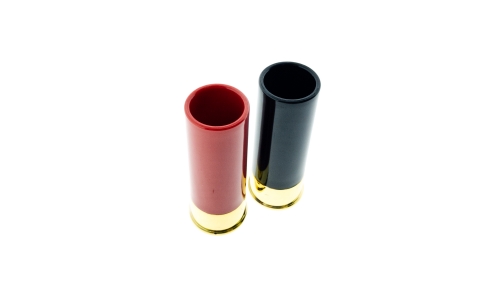 Caliber Gourmet Shotgun Shell Shot Glasses (Black & Red) - © Copyright Zero One Airsoft