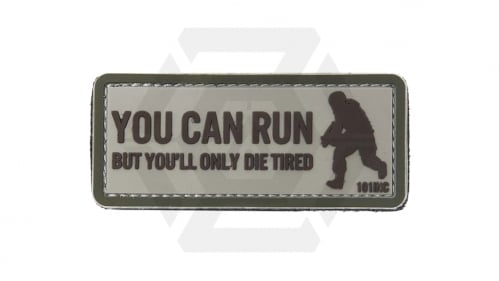 101 Inc PVC Velcro Patch &quotYou Can Run" - © Copyright Zero One Airsoft