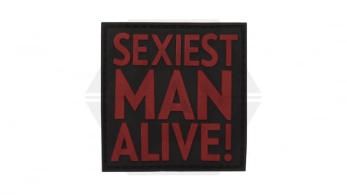101 Inc PVC Velcro Patch "Sexiest Man Alive" - © Copyright Zero One Airsoft