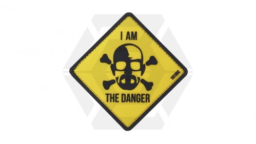 101 Inc PVC Velcro Patch "I Am The Danger" (Yellow) - © Copyright Zero One Airsoft
