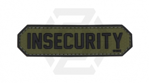 101 Inc PVC Velcro Patch &quotInsecurity" (Olive) - © Copyright Zero One Airsoft