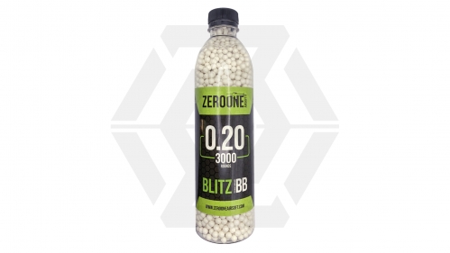 ZO Blitz BB 0.20g 3000rds Bottle (White) - © Copyright Zero One Airsoft