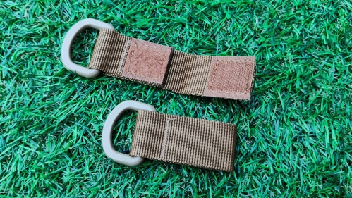 ZO Molle Velcro D-Loop (Pack of 2) (Tan) - © Copyright Zero One Airsoft