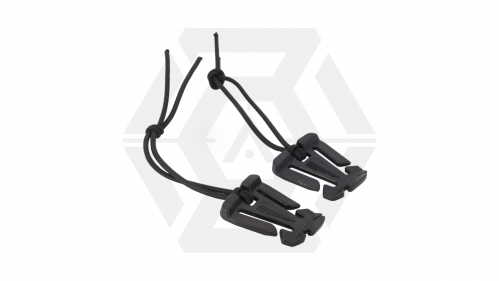 ZO Molle Elastic Buckle (Pack of 2) (Black) - © Copyright Zero One Airsoft