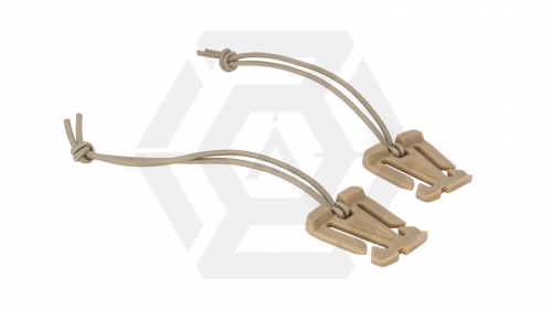 ZO Molle Elastic Buckle (Pack of 2) (Tan) - © Copyright Zero One Airsoft