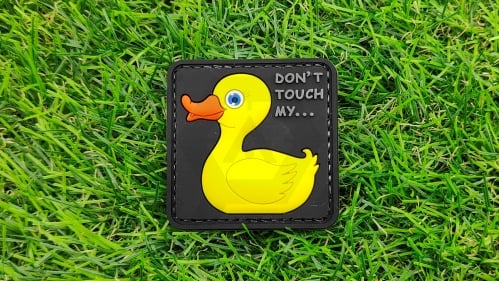 ZO PVC Velcro Patch "Don't Touch My Duck" - © Copyright Zero One Airsoft