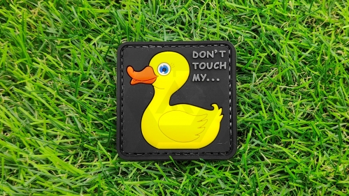 ZO PVC Velcro Patch "Don't Touch My Duck" - &copy; Copyright Zero One Airsoft