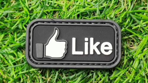ZO PVC Velcro Patch "Like" - &copy; Copyright Zero One Airsoft