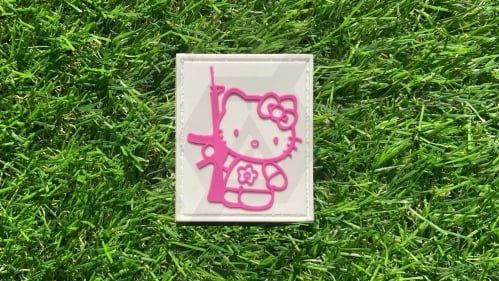 ZO PVC Velcro Patch "Tactical Kitty" - © Copyright Zero One Airsoft