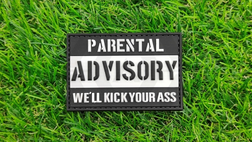 ZO PVC Velcro Patch "Kick Your Ass" - &copy; Copyright Zero One Airsoft
