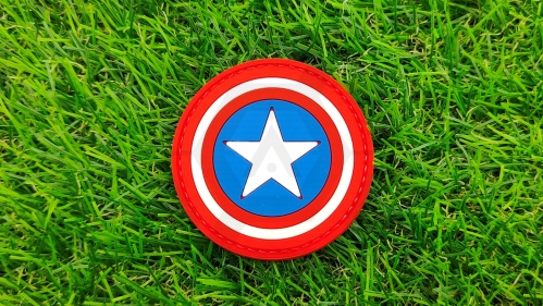 ZO PVC Velcro Patch "Captain America" - &copy; Copyright Zero One Airsoft