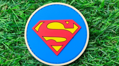 ZO PVC Velcro Patch "Superman" - &copy; Copyright Zero One Airsoft