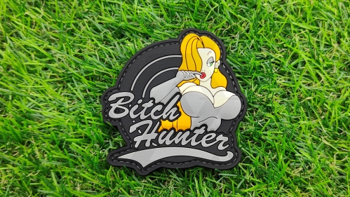 ZO PVC Velcro Patch "Bitch Hunter" - &copy; Copyright Zero One Airsoft