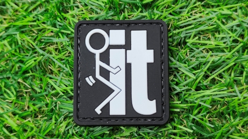 ZO PVC Velcro Patch "F It" - &copy; Copyright Zero One Airsoft